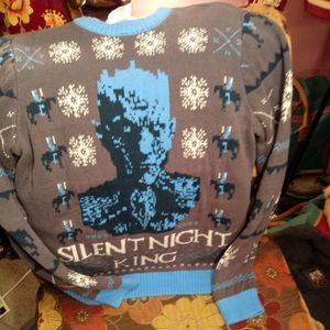 HBO GAME OF THRONES Silent Night King Sweater